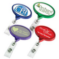 Color Chrome Jumbo Oval Badge Reel (Label)